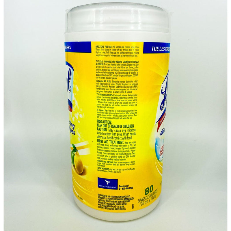 Lysol Disinfecting Surface Wipes - Citrus - 80 Wipes - Better Health Medical Shop