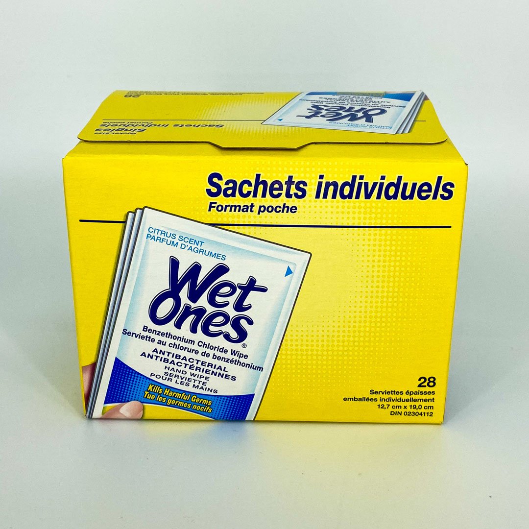 Wet Ones Big Ones Antibacterial Hand Wipes 28 Count - Fresh Scent