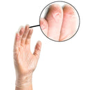 Ammex GPX3 Industrial Clear Vinyl Gloves - 3 mil, Latex Free, Powder Free, SM-M-L-XL, Case of 1000