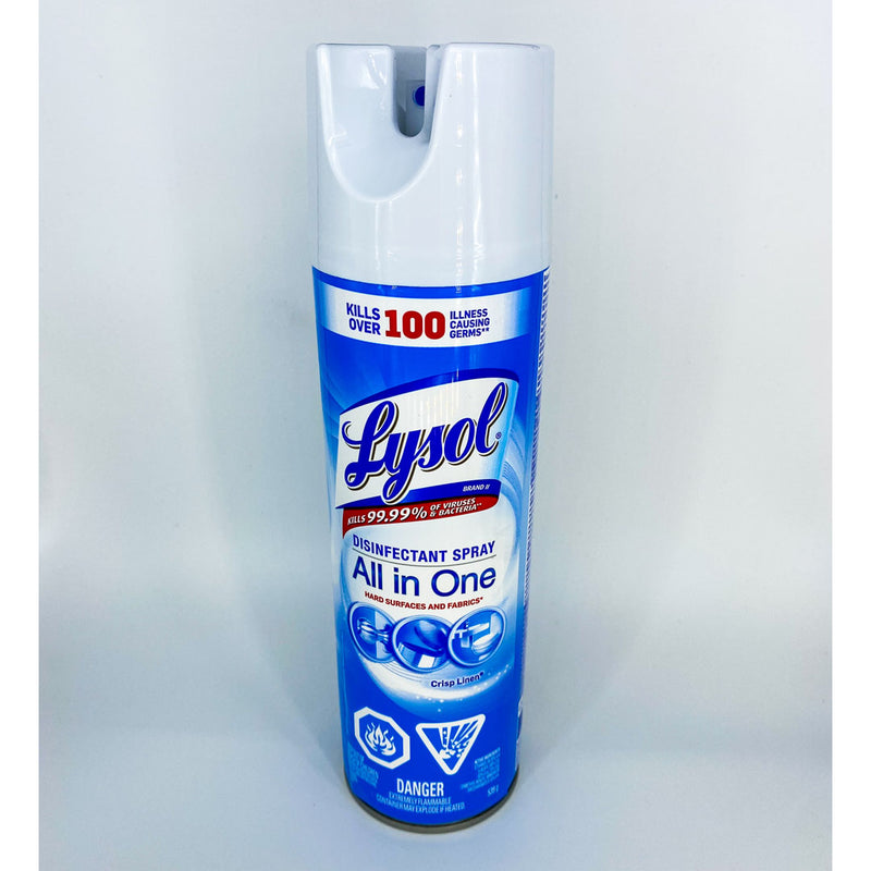 Lysol All In One Disinfectant Spray - Crisp Linen Scent - 539g Better Health Medical Shop Disinfecting Spray