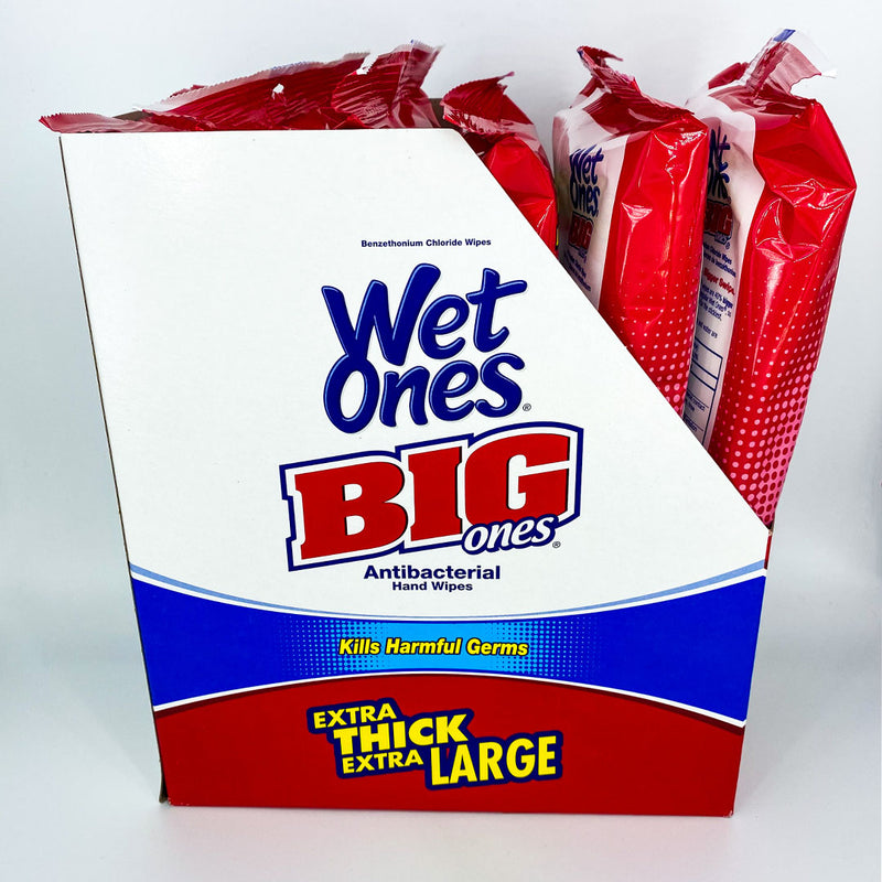 Wet Ones Antibacterial Big Wipes Travel Pack 28 Count - Fresh Scent Better Health Medical Shop Disinfectant Wipes