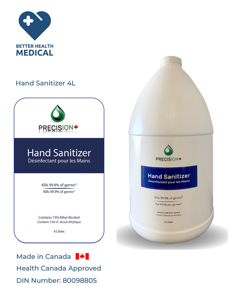 Precision Hand Sanitizer Gel 4L - Better Health Medical Shop